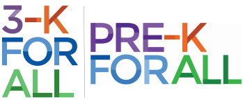 3-K and Pre-K For All Logos